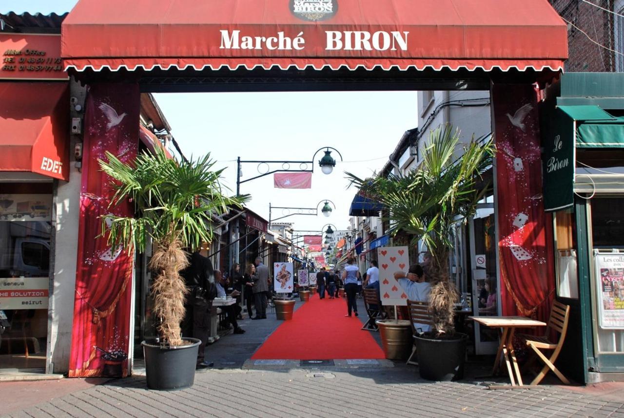 Biron Deluxe Studio Flea Market Of Paris, Porte De Montmartre Saint-Ouen  Dış mekan fotoğraf